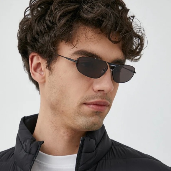NEW BALENCIAGA BB0245S 001 UNISEX SUNGLASSES